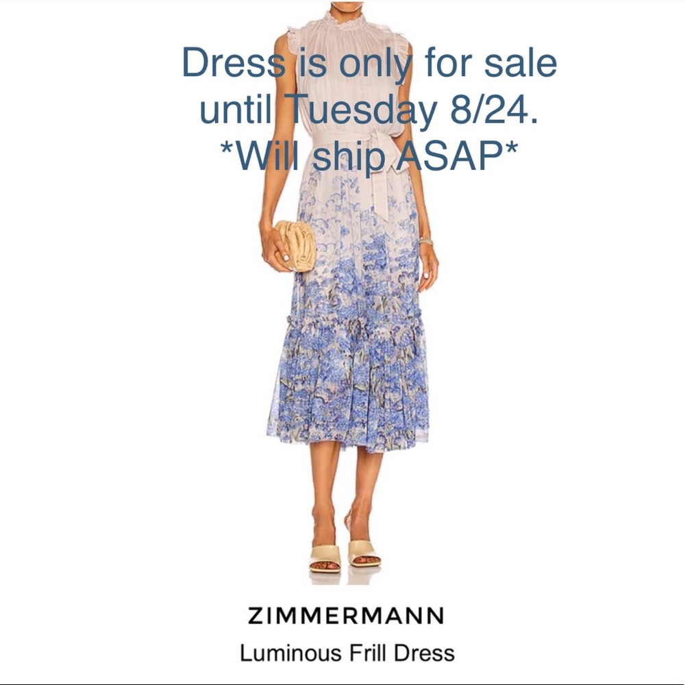 Zimmermann Dress, Cornflower Blue